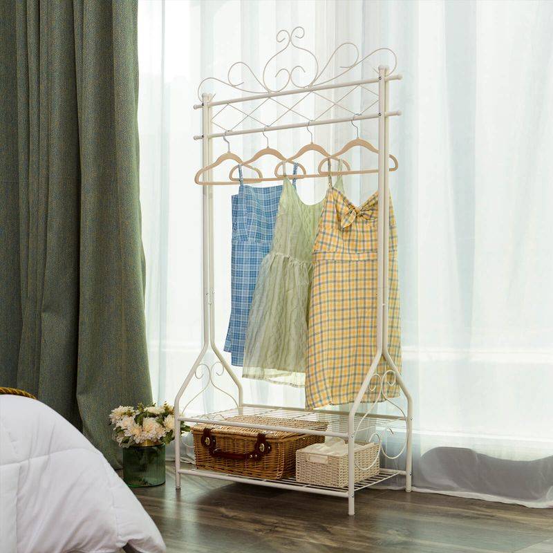 Songmics SONGMICS Vintage Kleiderständer mit Schuhablage Bis zu 50% Rabatt