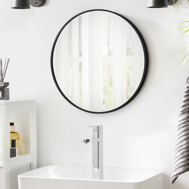 Songmics SONGMICS Wandspiegel rund mit Metallrahmen 50% Rabatt für begrenzte Zeit