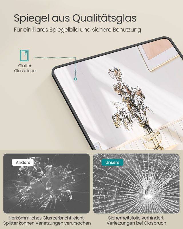 Songmics SONGMICS Ganzkörperspiegel 120 x 40 cm rechteckig Auslauf