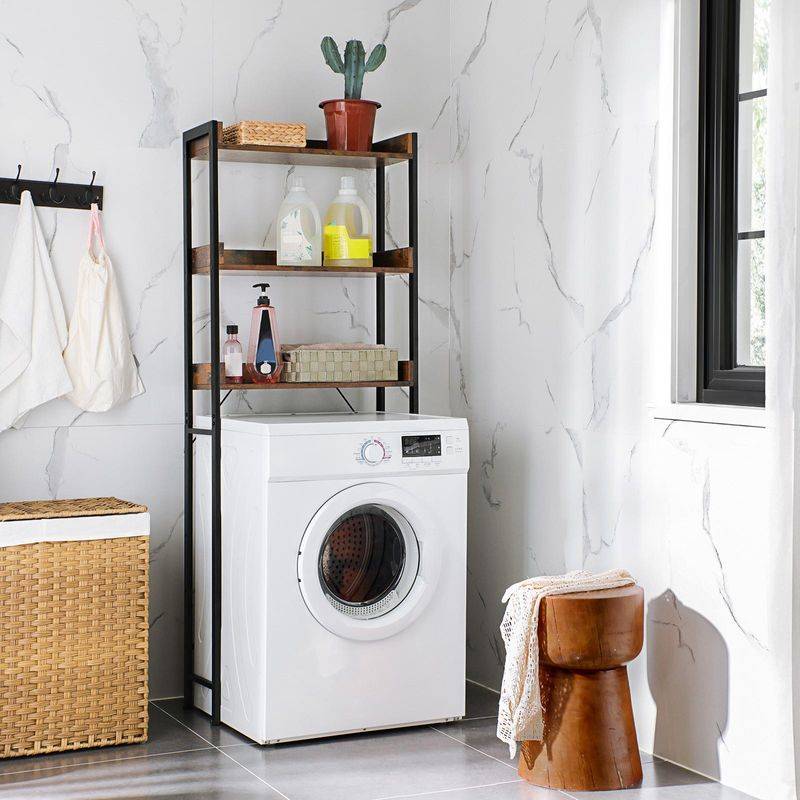 Songmics VASAGLE Toilettenregal mit 3 offenen Ablagen im Angebot