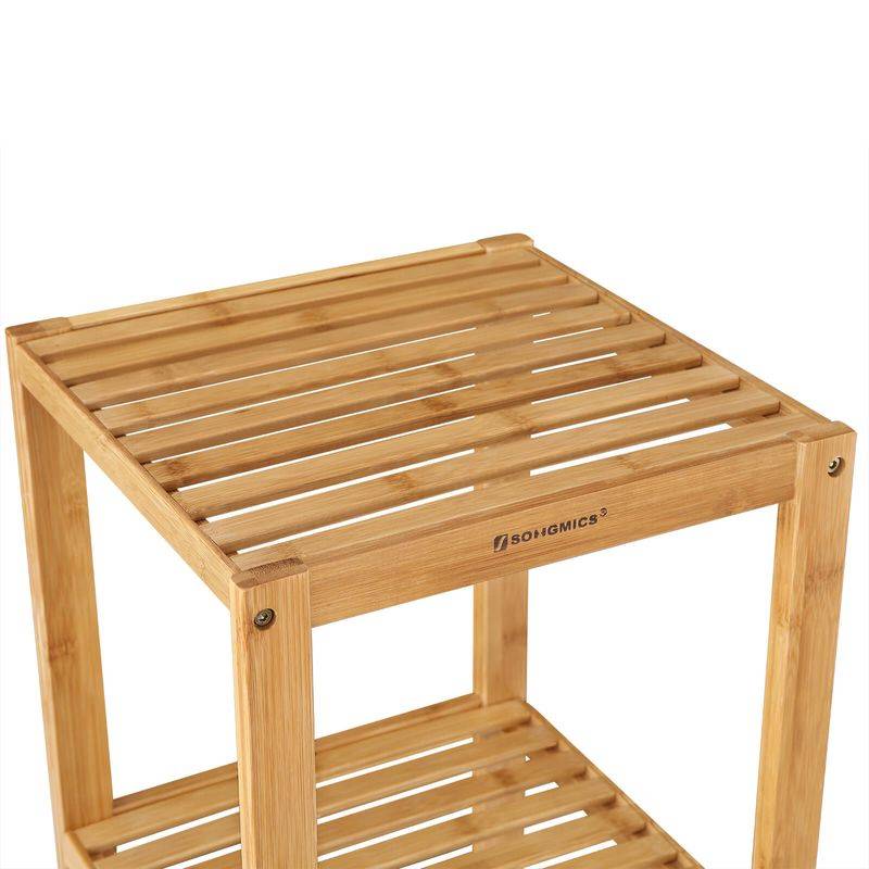 Songmics SONGMICS Bambus 5 Ablagen 33 x 33 x 146 cm schmal Kostenloser Versand