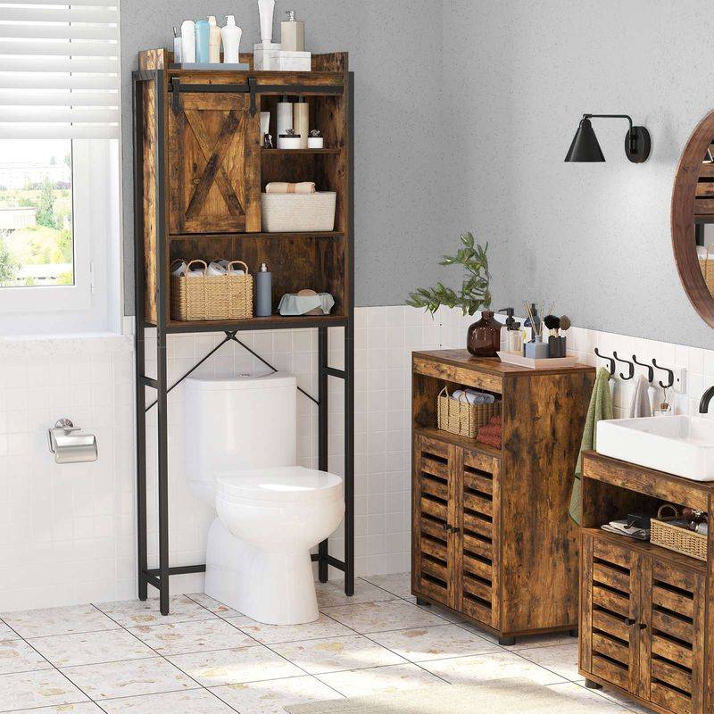 Songmics VASAGLE Toilettenregal mit Schrank Fabrikpreis