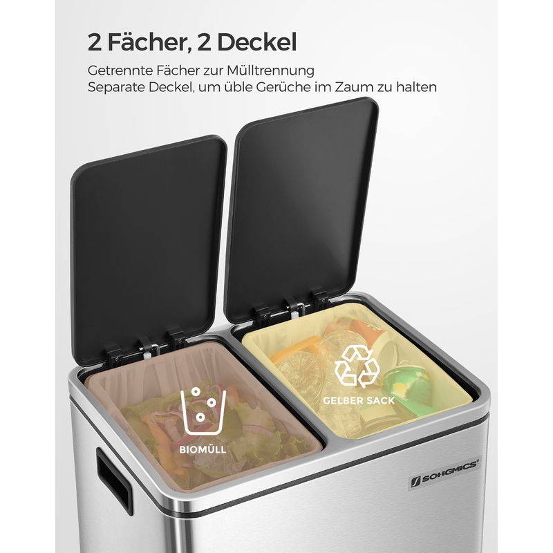 Songmics SONGMICS Mülleimer für die Küche Osterangebot