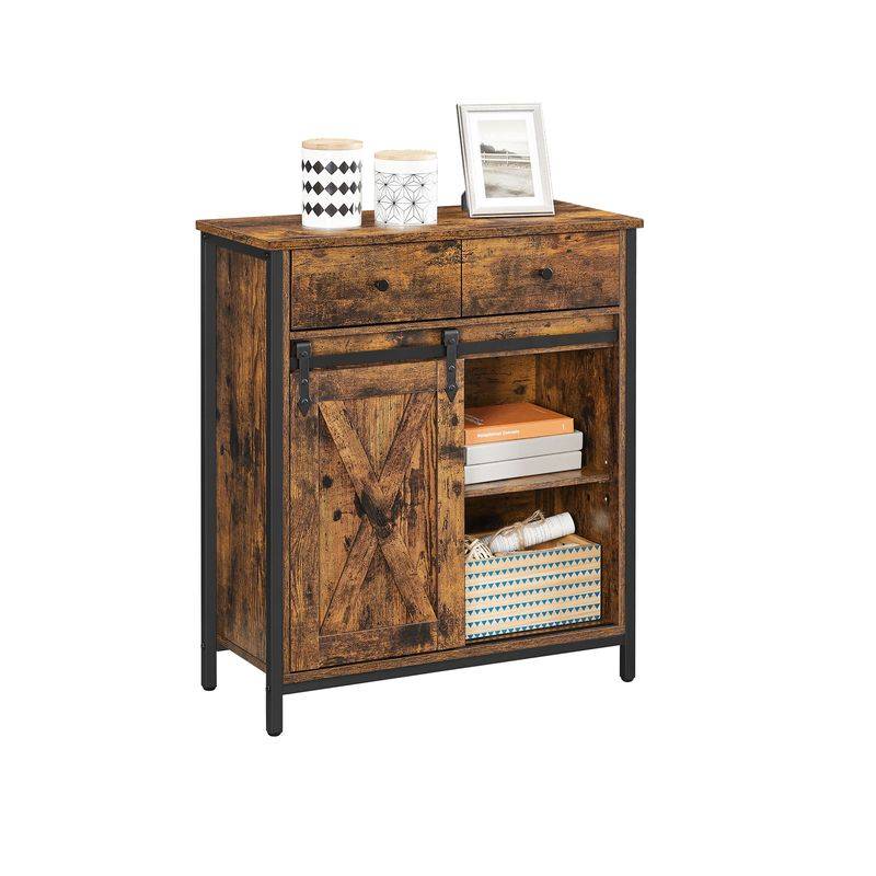Songmics VASAGLE Beistellschrank mit Schublade Industriestil Saisonale Angebote