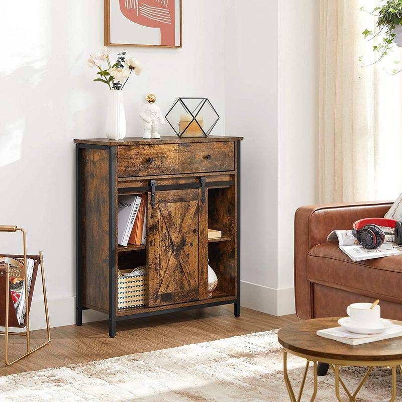 Songmics VASAGLE Beistellschrank mit Schublade Industriestil Saisonale Angebote