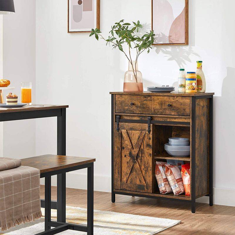 Songmics VASAGLE Beistellschrank mit Schublade Industriestil Saisonale Angebote