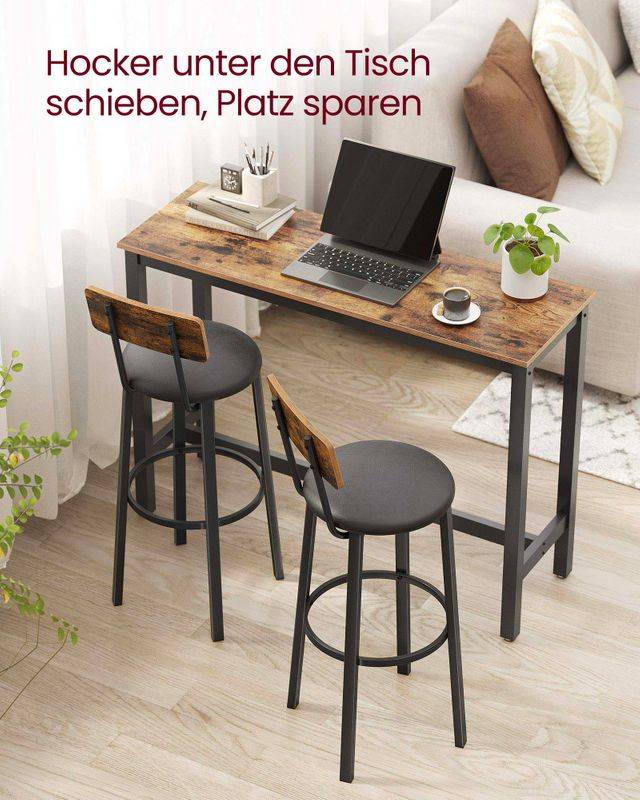 Songmics VASAGLE Barhocker mit PU-Bezug einfacher Aufbau Wochenangebot