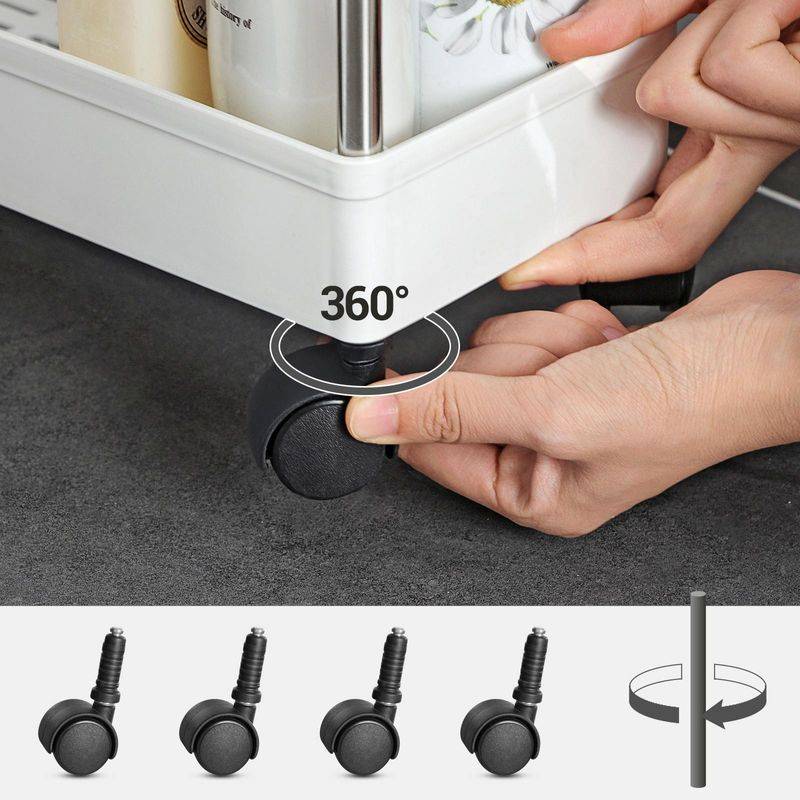 Songmics SONGMICS Rollwagen mit 3 Ebenen Discount Store für neue Produkte