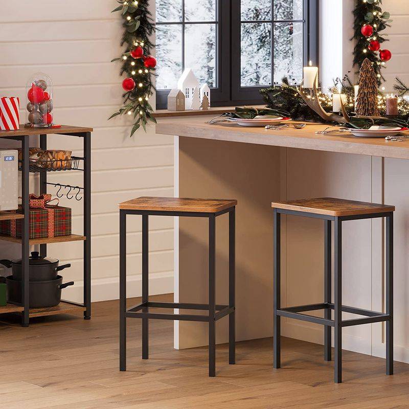 Songmics VASAGLE Barhocker 2er Set Industriestil Im Verkauf