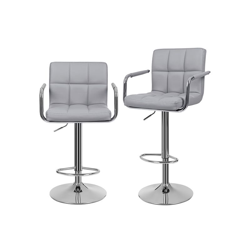 Songmics SONGMICS 2er-Set Barhocker mit Armlehnen zollfrei