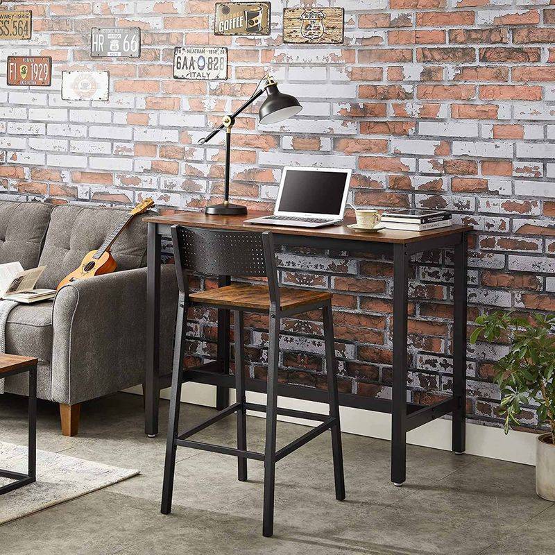 Songmics VASAGLE Industrie-Design Barhocker 2er Set 2025