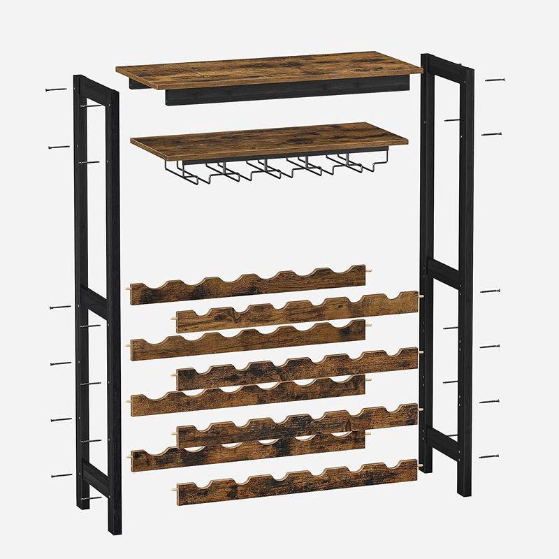 Songmics SONGMICS Freistehendes Weinregal für 24 Weinflaschen im Angebot