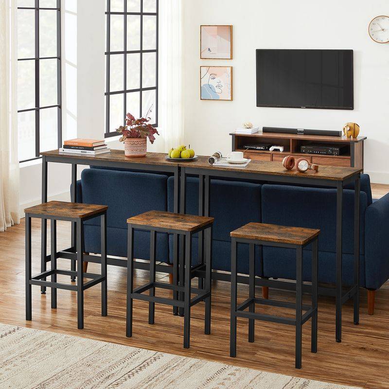 Songmics VASAGLE Industrie-Design Bartisch-Set Fabrik Onlineshop