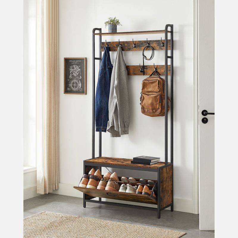 Songmics VASAGLE Garderobenständer mit Schuhschrank Blitzangebot