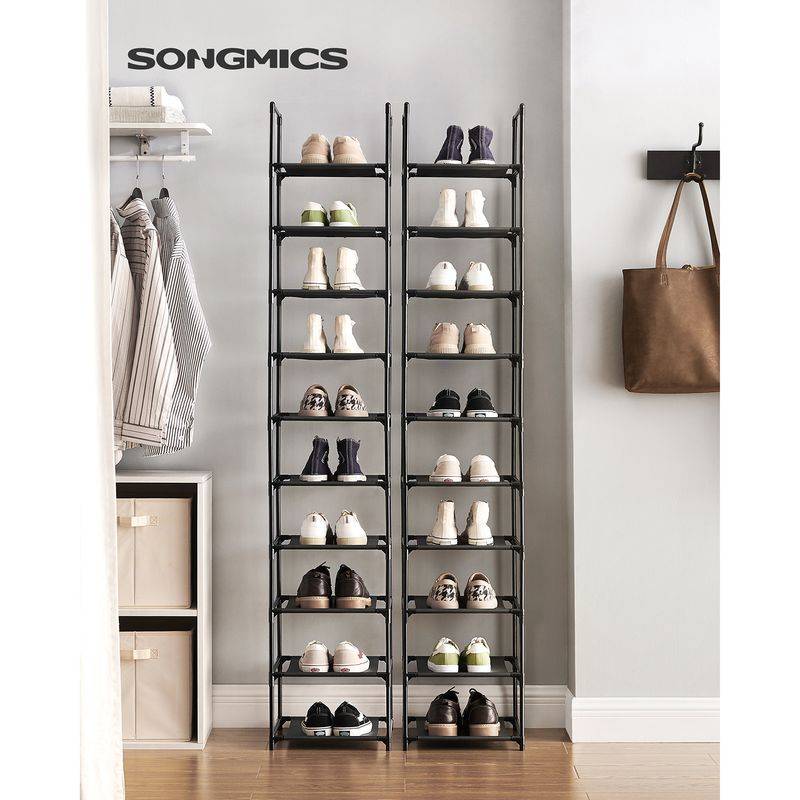 Songmics SONGMICS Schuhregal mit 10 Ebenen 33 x 33 x 173 cm Kostenlose Rückgabe