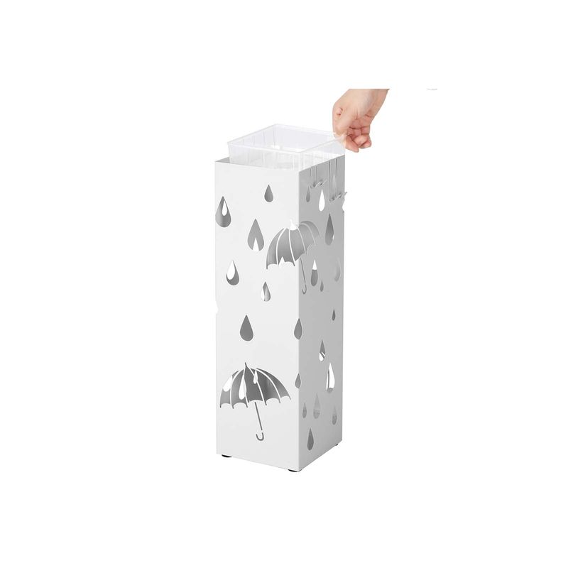 Songmics SONGMICS Regenschirmständer aus Metall mit Haken Letzte 2 Tage