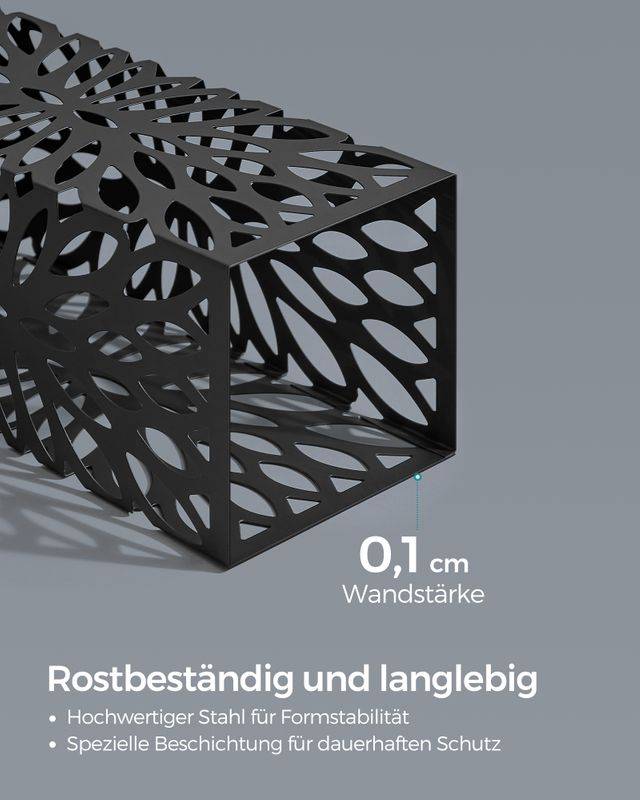 Songmics SONGMICS Regenschirmständer aus Metall 4 Haken schwarz Bis zu 60% Rabatt