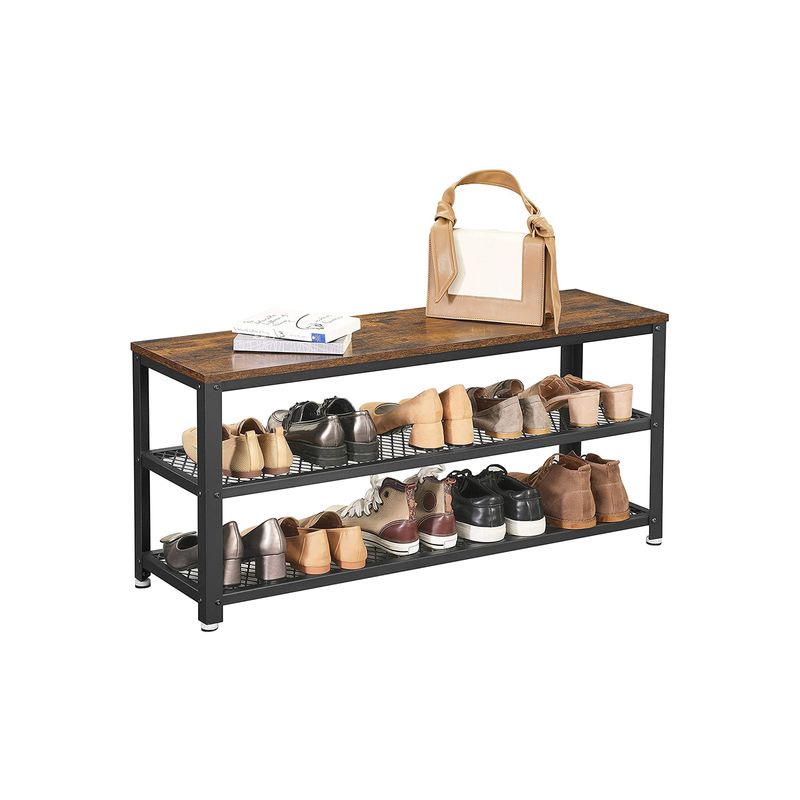 Songmics VASAGLE Schuhregal mit 2 Ablagen Kostenloser Versand international