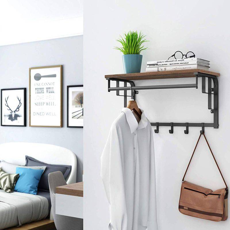 Songmics VASAGLE Industrie-Design Wandgarderobe Günstiger Verkauf