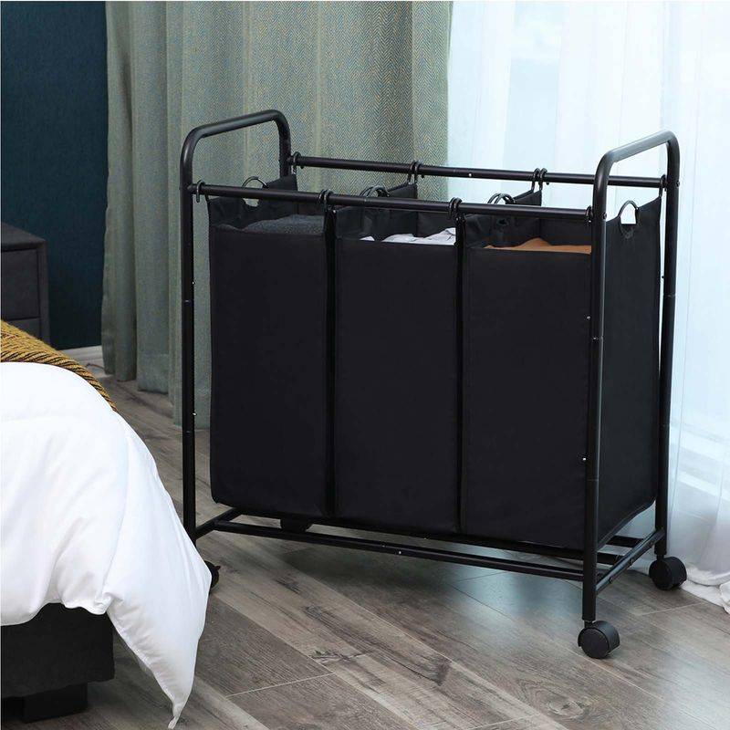 Songmics SONGMICS Wäschesammler mit 3 abnehmbaren Stofftaschen Günstig kaufen