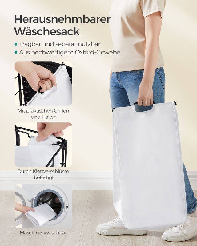 Songmics SONGMICS Wäschesammler mit Rollen Bestseller