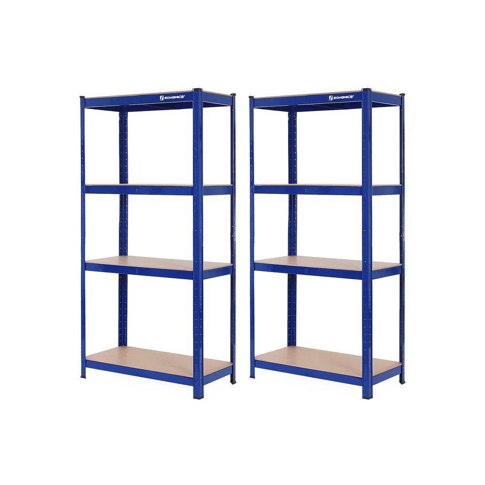 Songmics SONGMICS 2er Set Kellerregal 160 cm hoch