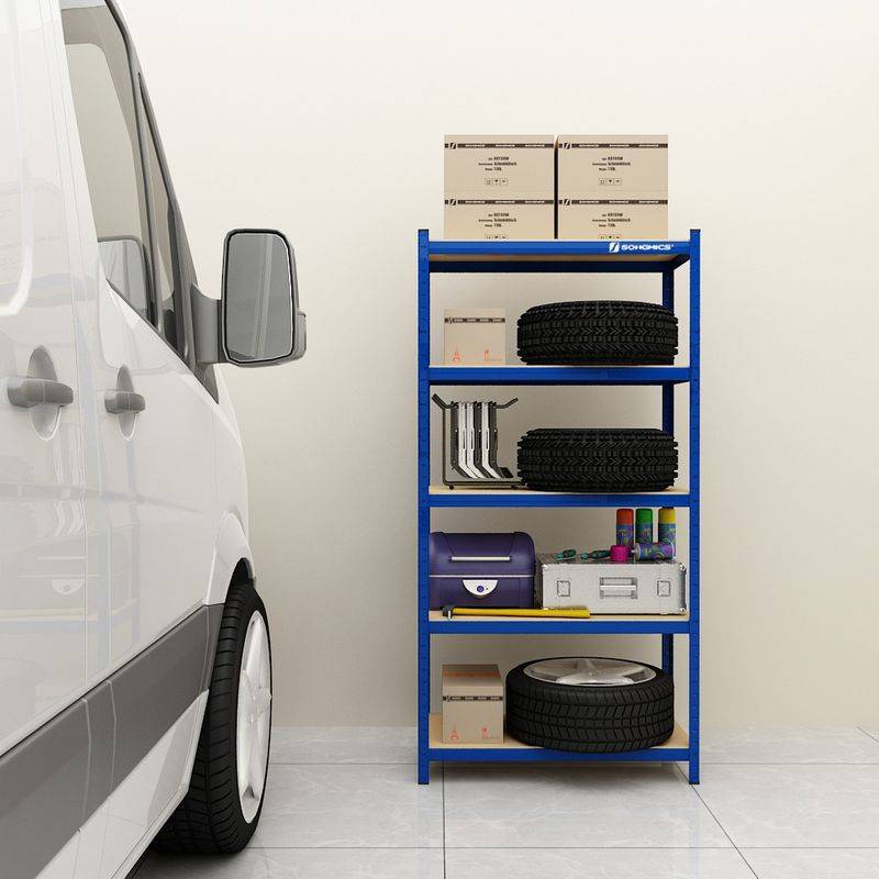 Songmics SONGMICS Schwerlastregal 650 kg Blau Begrenzte Freigabe