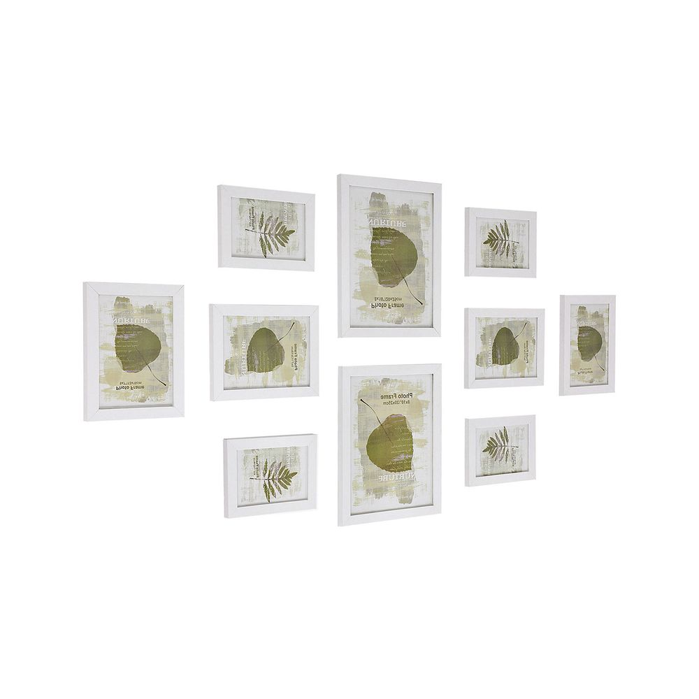 Songmics SONGMICS Fotorahmen-Set mit Glasscheibe, 10er-Set