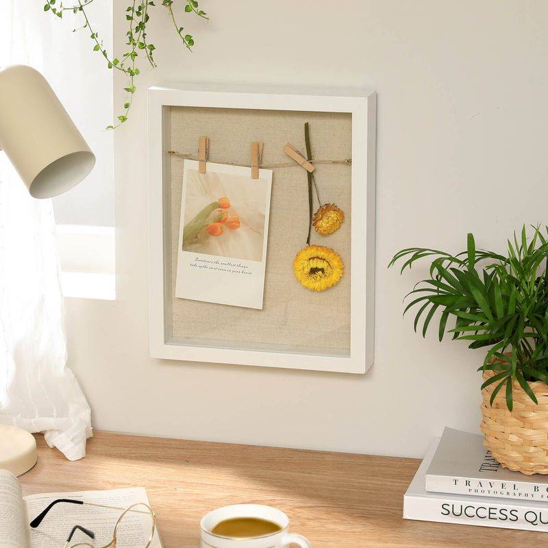 Songmics SONGMICS 3D Bilderrahmen zum Befüllen Geschenkidee 50% Rabatt mit kostenlosem Versand