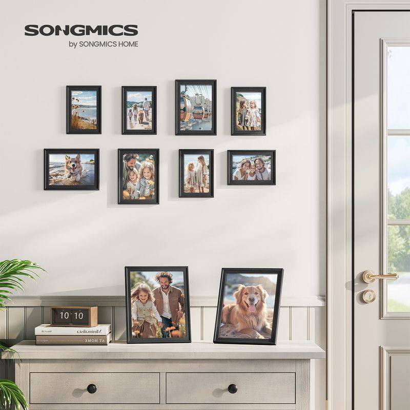 Songmics SONGMICS Bilderrahmen mit spurenlosen Wandhaken Fabrikladen