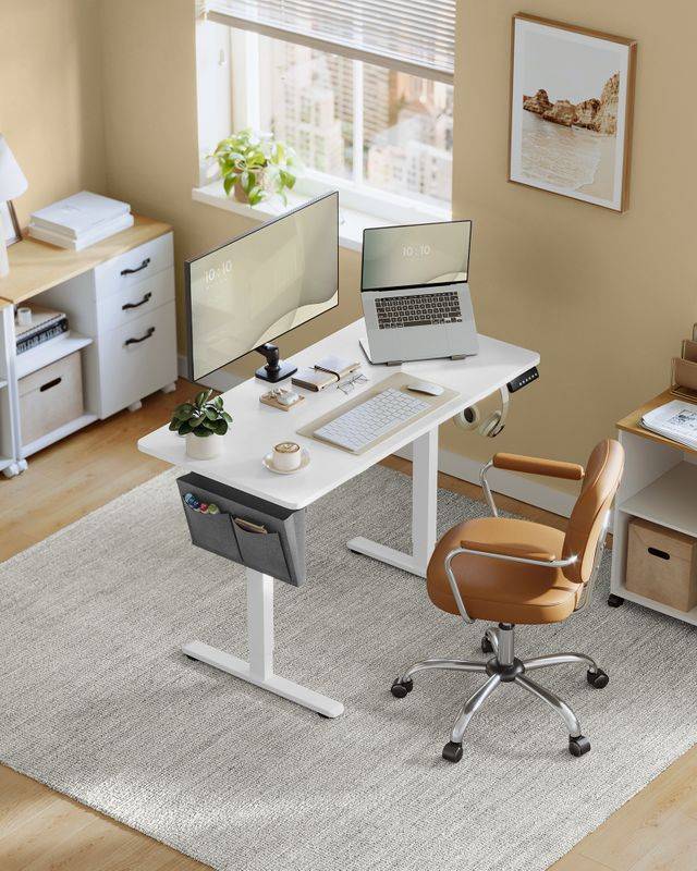 Songmics SONGMICS Höhenverstellbarer Schreibtisch elektrisch 60 x 120 x (72-120) cm Hotsell