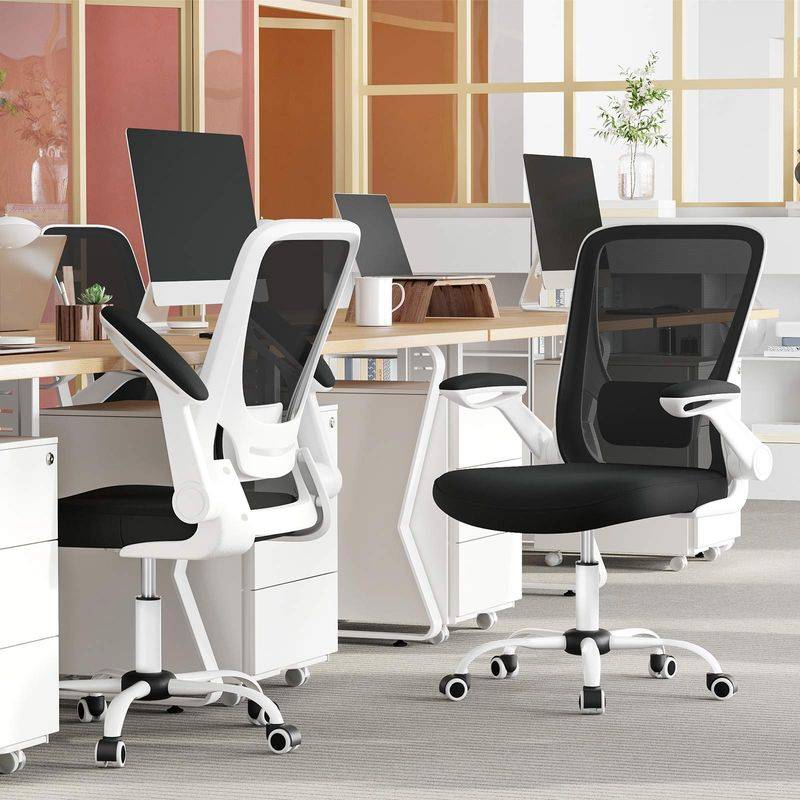 Songmics SONGMICS Bürostuhl mit klappbaren Amlehnen Fabrikverkauf