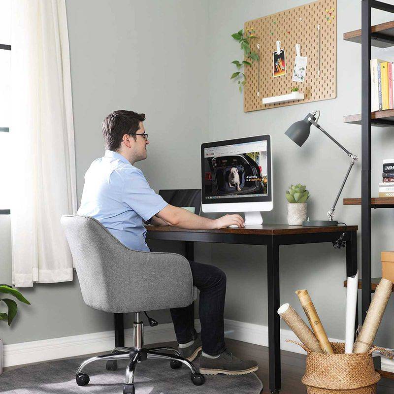 Songmics SONGMICS Homeoffice Stuhl höhenverstellbar aus atmungsaktivem Stoff Blitzverkäufe