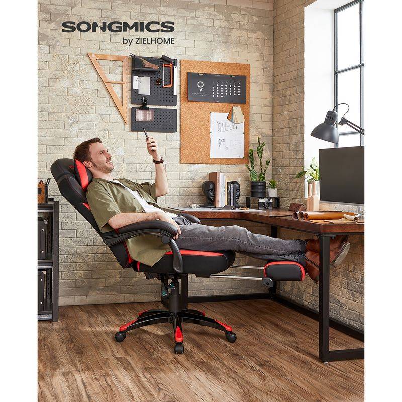 Songmics SONGMICS Ergonomischer Bürostuhl mit Fußstütze Begrenztes Angebot