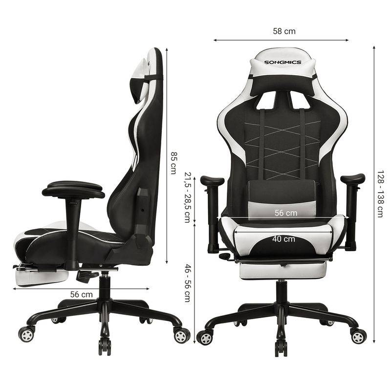 Songmics SONGMICS Gaming Stuhl mit Fußstütze Exklusivangebot