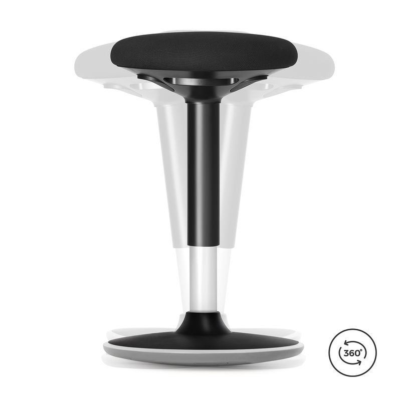 Songmics SONGMICS Arbeitshocker 50-65 cm Schwarz Neuheiten