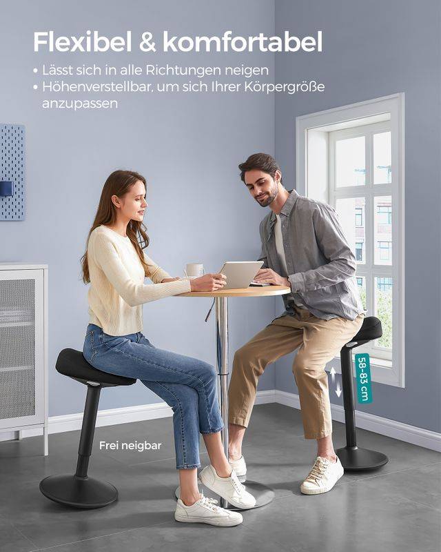 Songmics SONGMICS Stehhocker höhenverstellbar und modern Räumungsverkauf