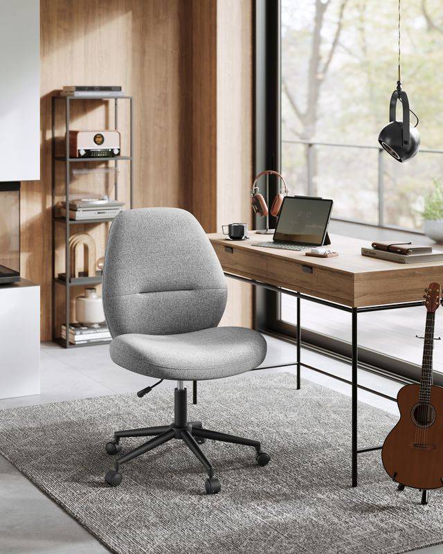 Songmics SONGMICS HOME Schreibtischstuhl mit Sitzfläche und Fußkreuz Tägliche Deals