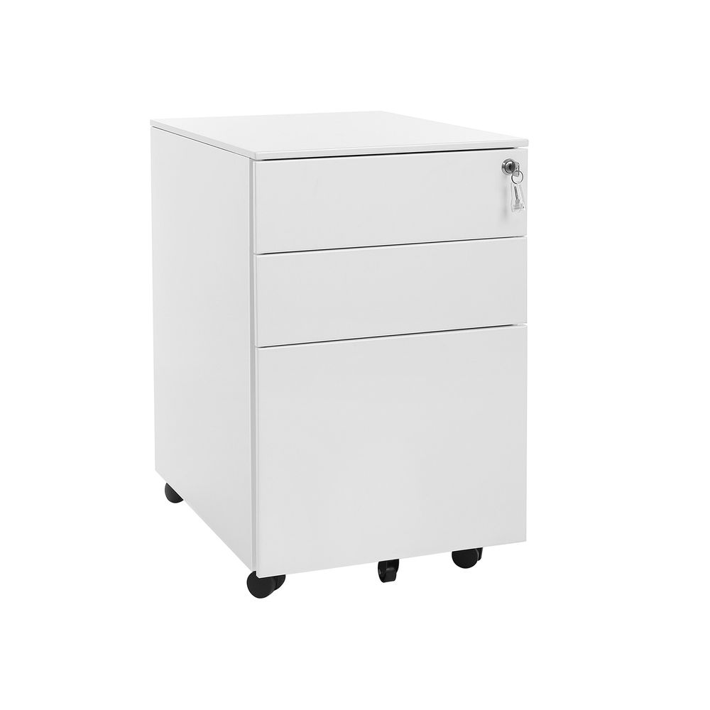 Songmics SONGMICS Rollcontainer mit 3 Schubladen
