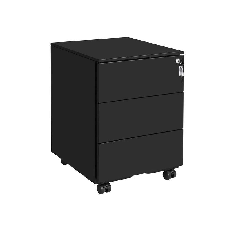 Songmics SONGMICS Mobiler Aktenschrank mit 3 Schubladen Super Sparpreis