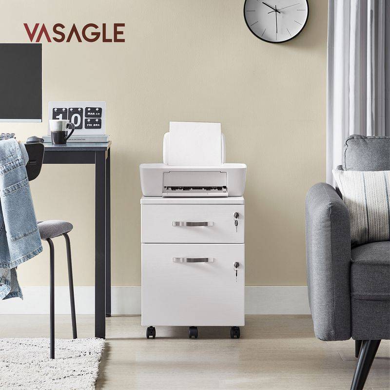 Songmics VASAGLE Mobiler Aktenschrank mit 2 Schubladen Letzte 3 Tage