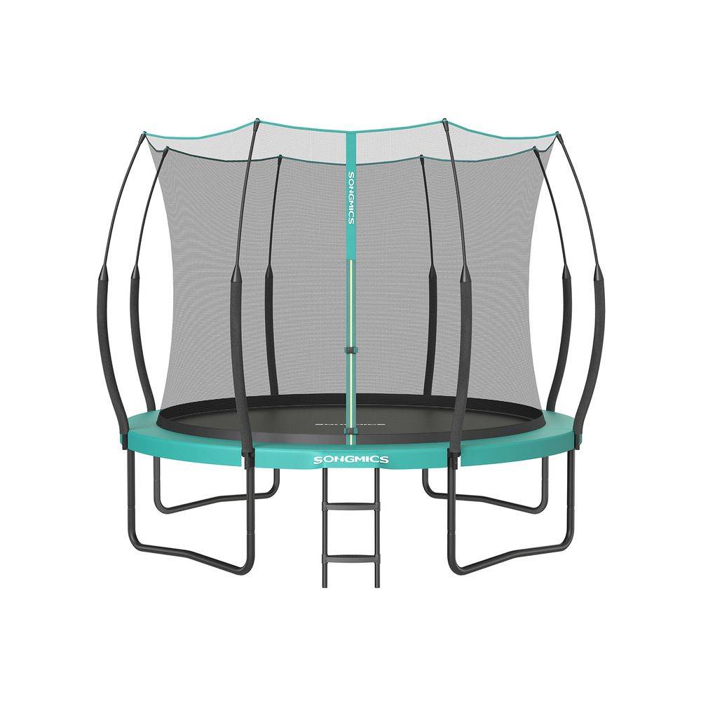 Songmics SONGMICS Trampolin Ø 366 cm mit Reißverschluss dschungelgrün Super Rabatt