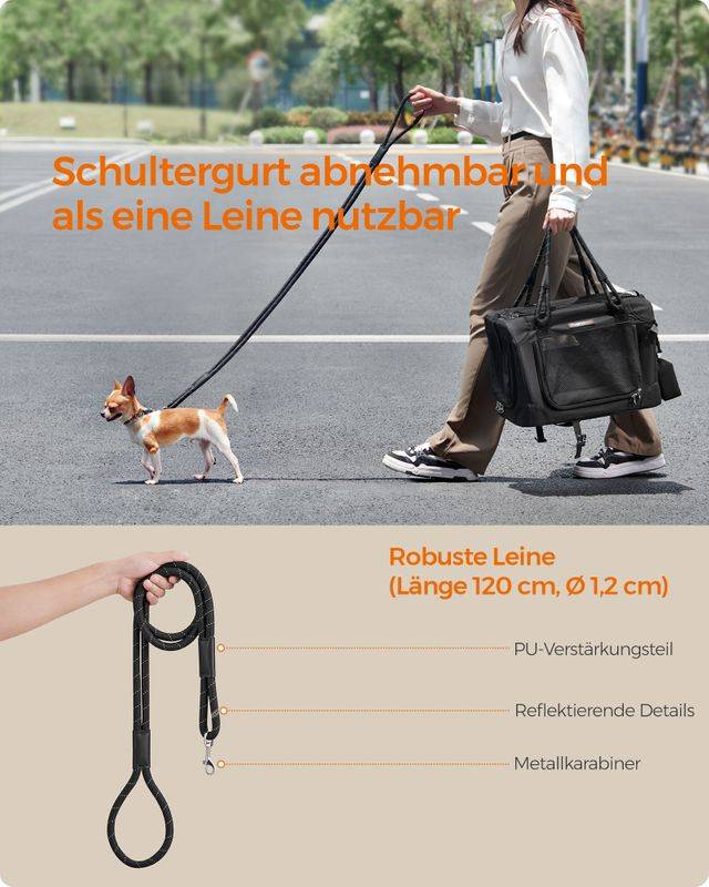 Songmics Feandrea Hundebox faltbar Größe S klassikschwarz Online