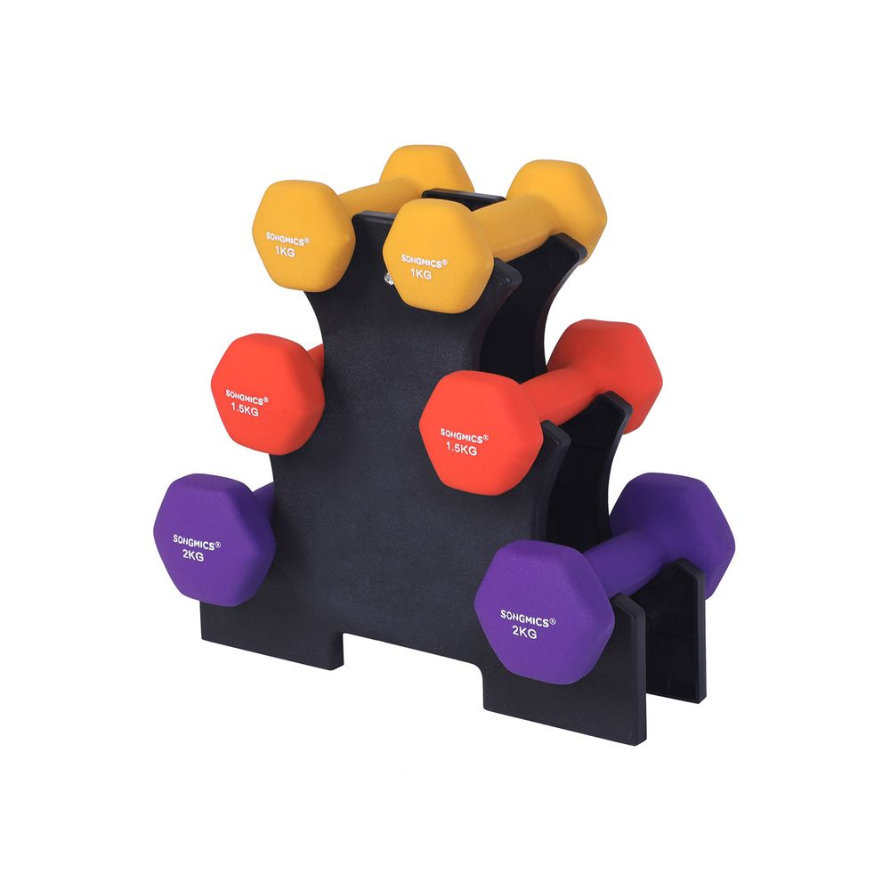 Songmics SONGMICS Hantel-Set 1, 1,5, 2 kg
