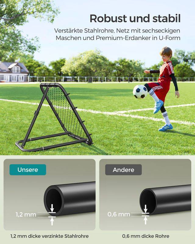 Songmics SONGMICS Fußballtor mit Stahlrahmen für Kinder Fabrik Onlineshop