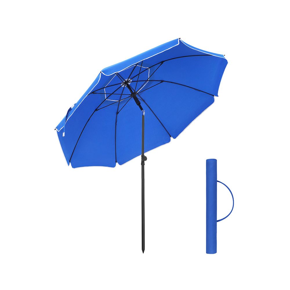 Songmics SONGMICS Sonnenschirm für Strand mit UPF 50+ UV-Schutz Rabatt
