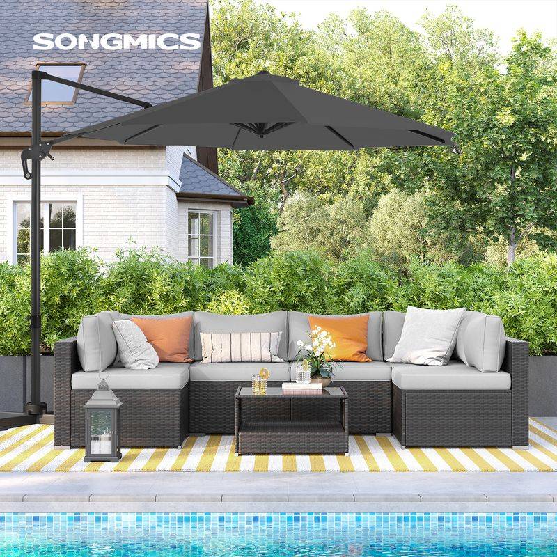 Songmics SONGMICS Ampelschirm um 360° drehbar Versandkostenfrei