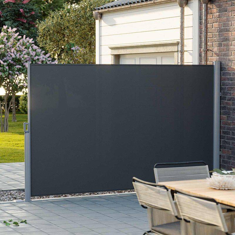 Songmics SONGMICS ausziehbare Seitenmarkise für Garten Saisonschlussverkauf