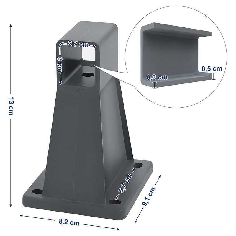 Songmics SONGMICS Wandhalterung für Seitenmarkise Osterangebot