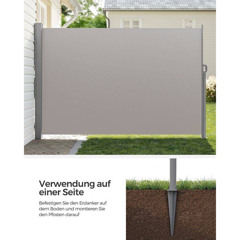 Songmics SONGMICS Erdanker für Standpfosten von Seitenmarkisen Zeitlich begrenztes Angebot